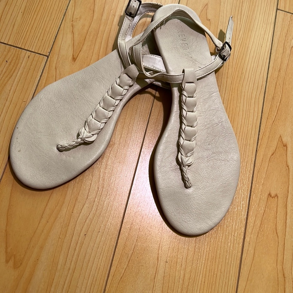 F21 Braided Thong Sandal